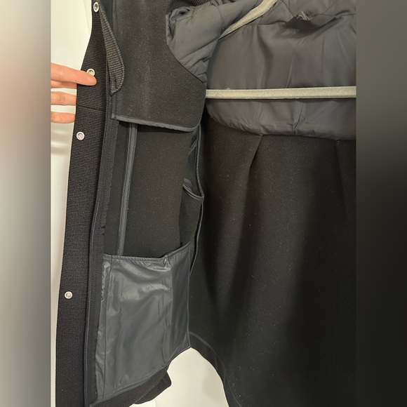 Lululemon Black & Brown Fleece Structured Jacket Sz small - Picture 6 of 6